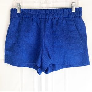 ❤️ J.  Crew Factory Blue Jacquard Shorts (2)